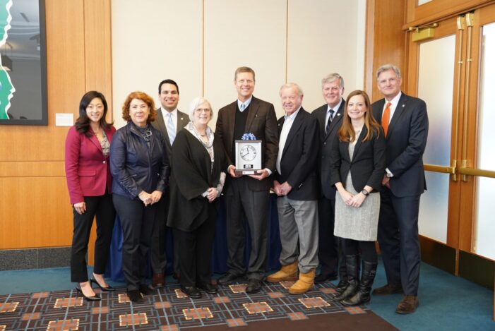 David Hooker honored by GVSU Board of Trustees