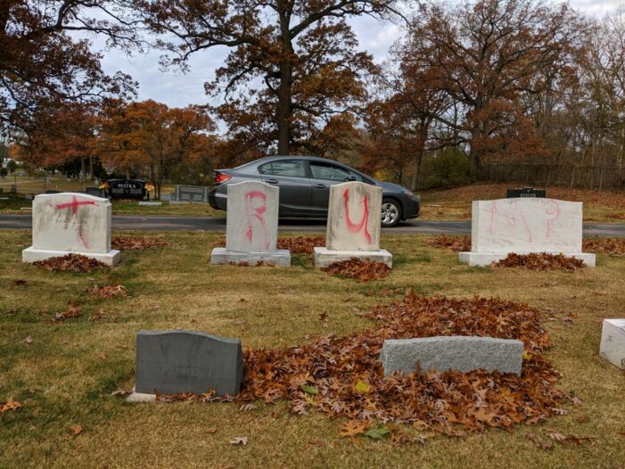 Grand Rapids Jewish cemetery desecrated with ‘MAGA,’ ‘TRUMP’