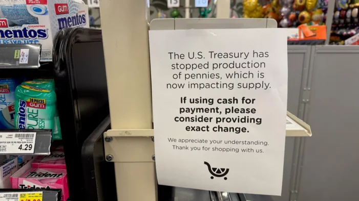 So long, pennies! US stops making cents. Michigan customers feel the pinch