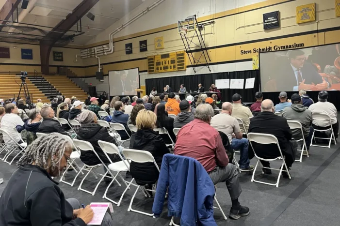 Hope, anger on display at town hall as $261M megasite forges ahead near Flint