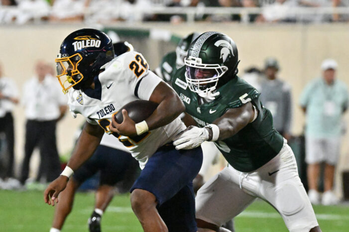 Michigan State LB Jordan Hall ruled out for EMU game