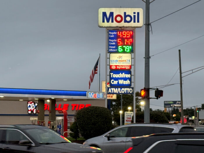 Gasoline close to $5 a gallon in Michigan, diesel hits new record high