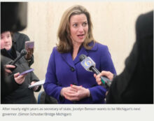 Jocelyn Benson’s record: Election fights, faster DMV visits, transparency flop