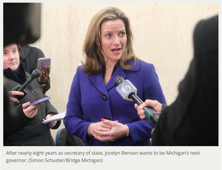 Jocelyn Benson’s record: Election fights, faster DMV visits, transparency flop