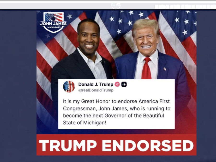 James campaign scrubs some online elements of Trump support | Insider