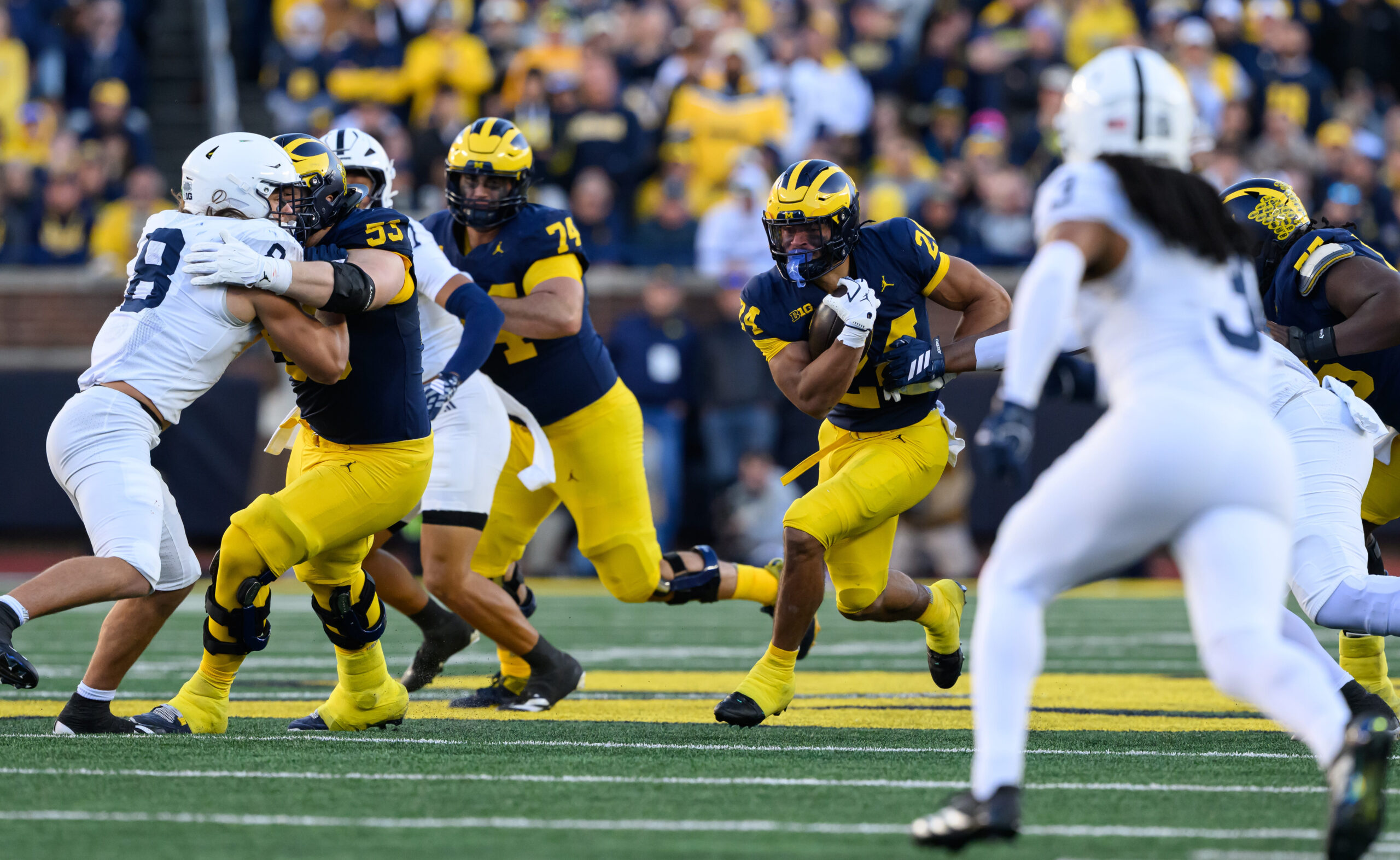 Michigan starting to show some juice in its rushing attack