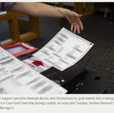 A top Michigan clerk is quitting. She can’t take the voting lies anymore