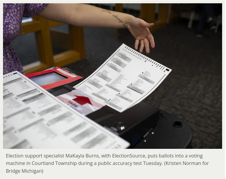 A top Michigan clerk is quitting. She can’t take the voting lies anymore