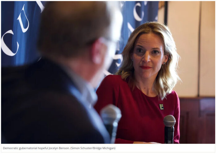 Fact check: What Jocelyn Benson really said about Trump’s tax bill