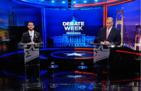 Fact check: Abdul El-Sayed and Mike Rogers debate Trump, tariffs, war, more