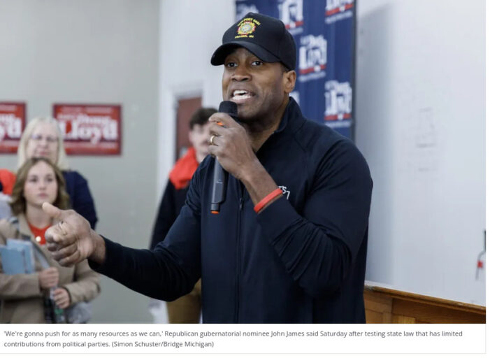 Late $1.8M surge for John James tests Michigan campaign finance law
