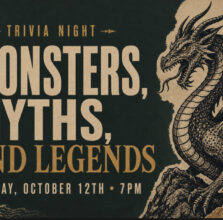 Explore the world of mythology at Monsters, Myths and Legends Trivia Night