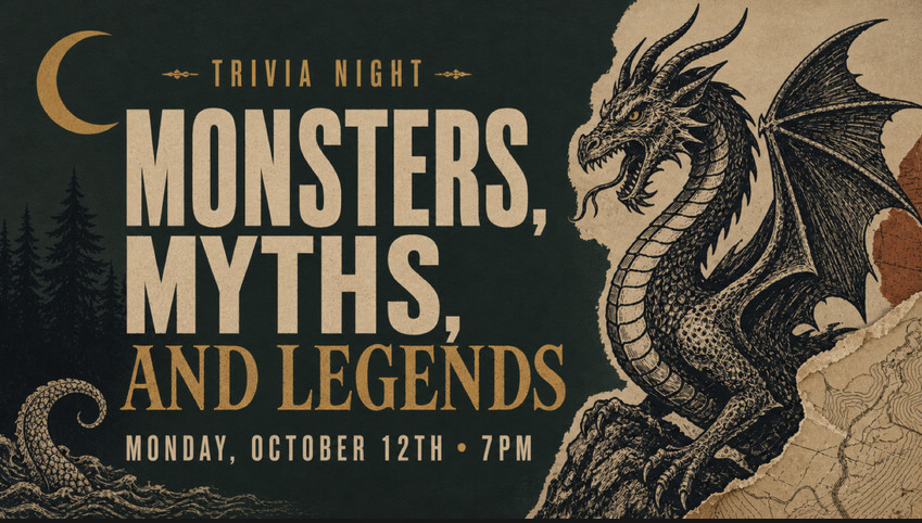 Explore the world of mythology at Monsters, Myths and Legends Trivia Night