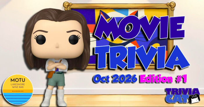 Play some movie trivia at MOTU Lakeshore Wine Bar hosted by Trivia Cat