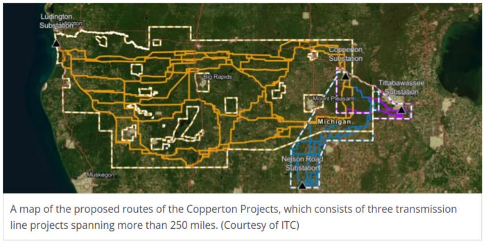 High-voltage power lines planned across Michigan. Many landowners unhappy