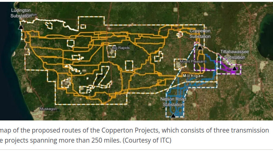 High-voltage power lines planned across Michigan. Many landowners unhappy